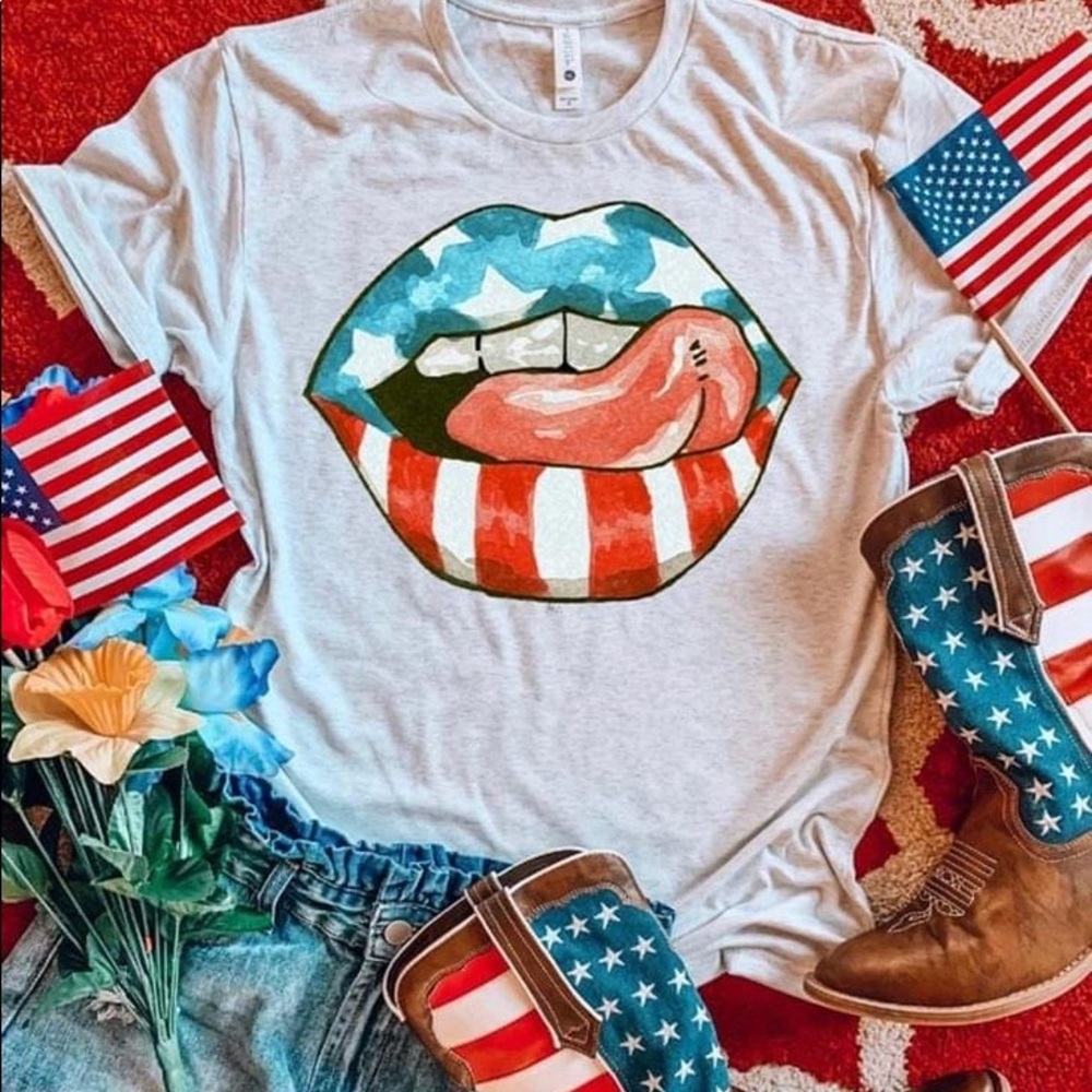 Boutique 4th of July top Medium